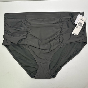 Raisins NWT High Waisted Swim Bikini Bottoms sz 22W‎ NEW in Sage GREY
